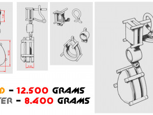 earrings with stones 3Dプリントモデル