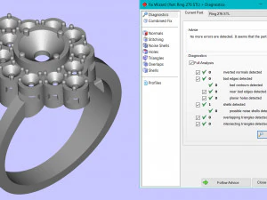 women diamond ring 3D Print Model