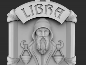 Constellation libra for 3d printing and cnc 3D Print Model