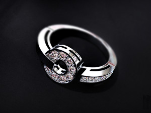 women diamond ring 3D-Druckmodell