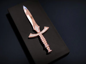 finish smoking for cigar sword 3D Print Model