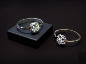 womens diamond ring 3D Print Model