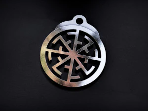 シルバーペンダントスヴェトッチ 3Dプリントモデル