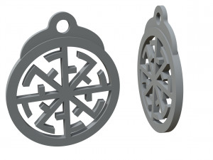 silver pendant svetoch 3D Принт Модель