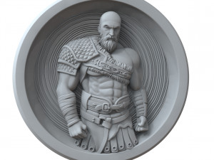 kratos pendant god of war 3D Print Model