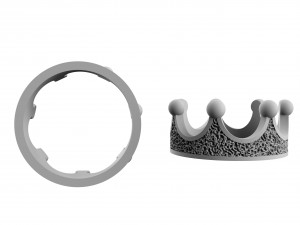 ring in the form of a crown Modèles 3D en vedette