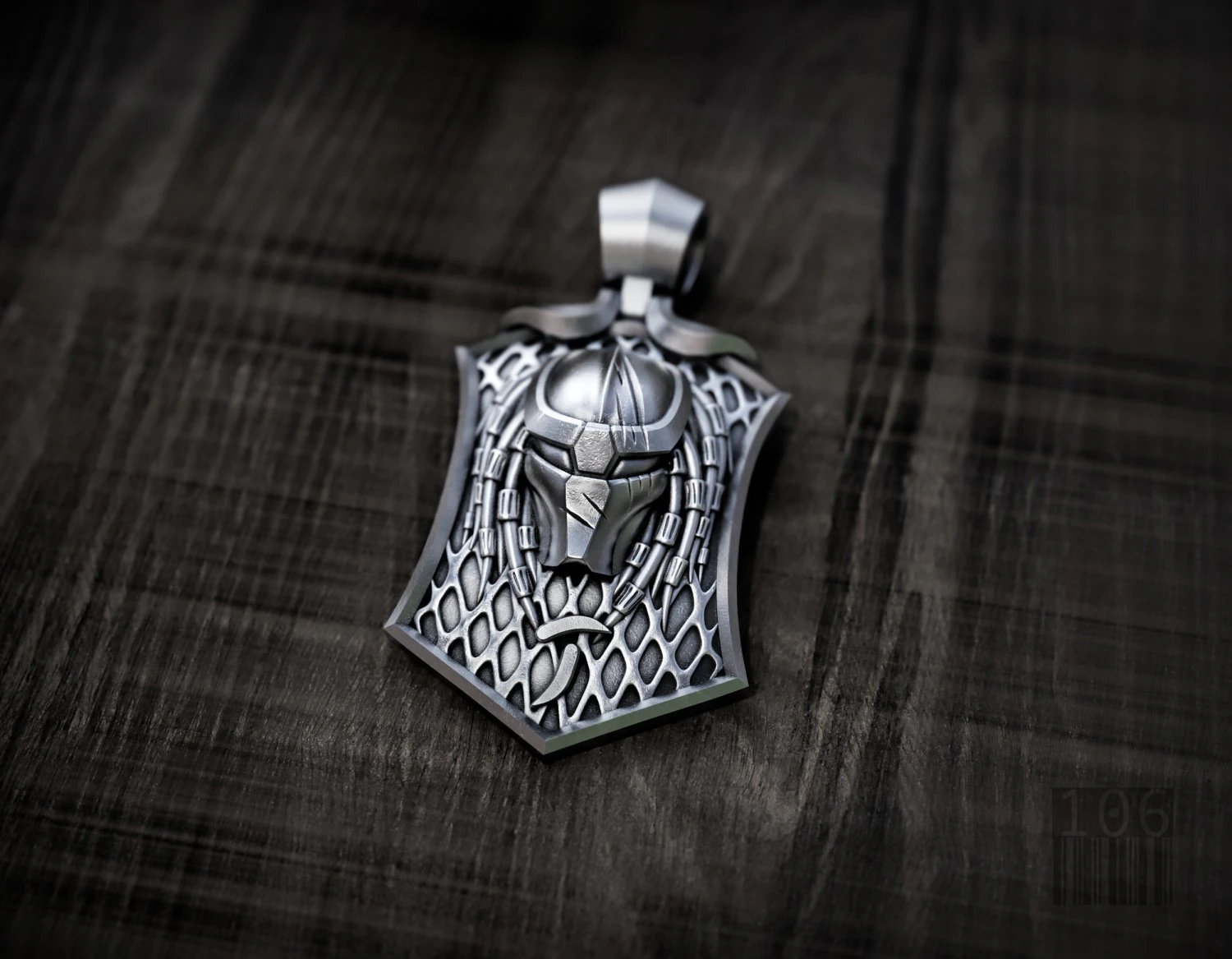 predator pendant for printing and cnc 3D Print Model .c4d .max .obj .3ds .fbx .stl .blend 
