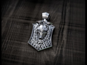 predator pendant for printing and cnc 3D Print Model