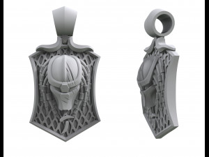 predator pendant for printing and cnc 3D 프린트 모델