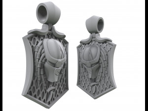 predator pendant for printing and cnc 3D 프린트 모델