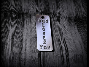 pendant dad loves you Modello di stampa 3D