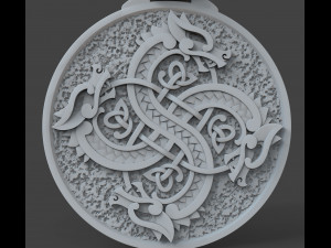 viking fylfot swastika 3D-printmodel