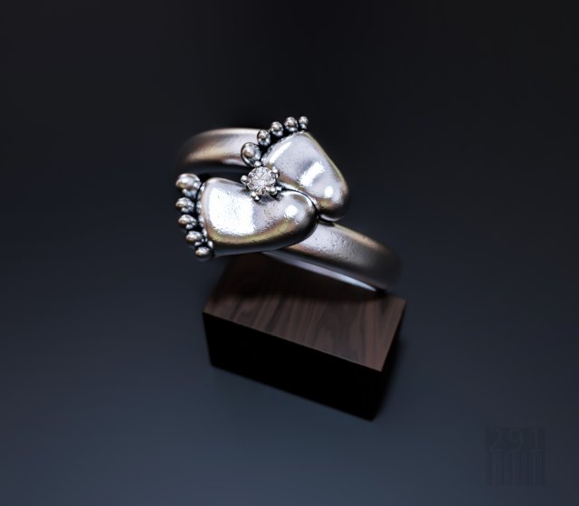 baby foot ring Model Cetak 3D .c4d .max .obj .3ds .fbx .stl .blend 