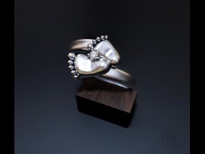 baby foot ring 3D Print Model
