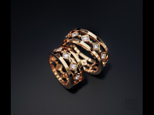 diamond engagement rings 3D प्रिंट मॉडल