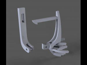 diamond earrings 3D Print Model