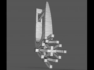 diamond earrings 3D Print Model