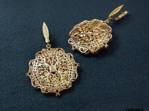 pendientes con patrones Modelo de impresión 3D