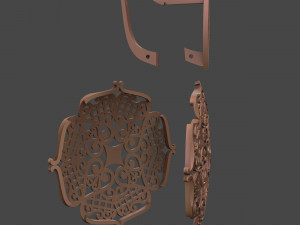 earrings with patterns 3Dプリントモデル