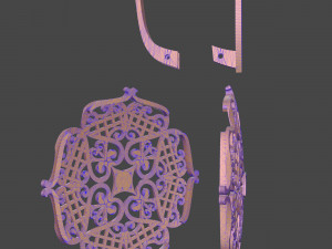 earrings with patterns 3Dプリントモデル