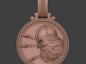 pendant warrior viking 3D Print Model