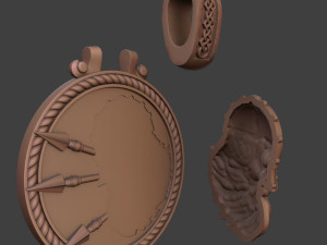 pendant warrior viking 3D Print Model
