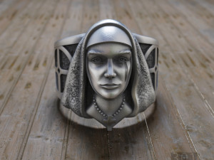  of a ring nun 3D Print Model