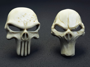 skull for printing and cnc 3D Model