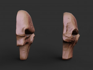 skull for printing and cnc Modèle 3D