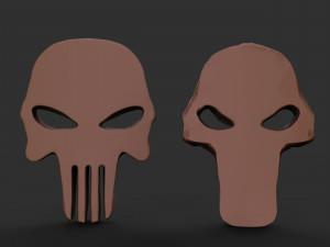 skull for printing and cnc Modèle 3D