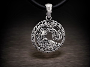 pisces zodiac sign 3D Print Model