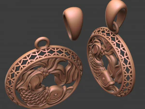pisces zodiac sign 3D Print Model