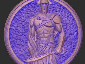 pendant warrior spartan Modelo de impresión 3D
