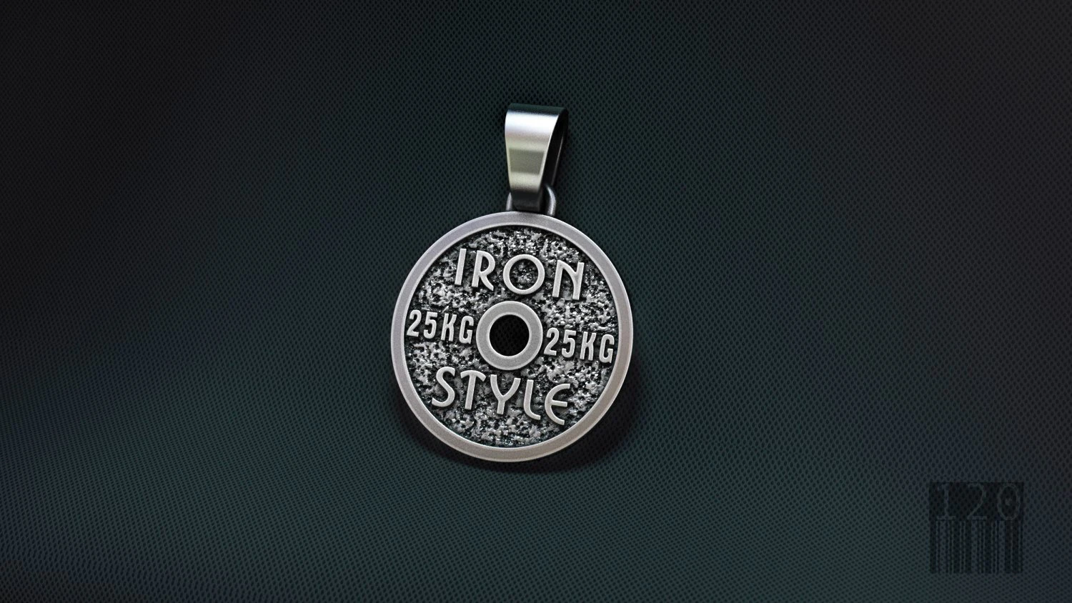 pendant iron style 3D Print Model .c4d .max .obj .3ds .fbx .stl .blend 