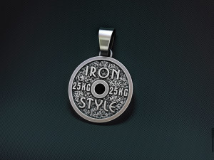 pendant iron style Model Cetak 3D