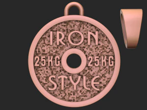pendant iron style 3D Print Model