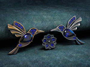 insert for decoration hummingbird 3D Print Model