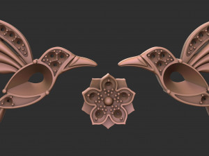 insert for decoration hummingbird Modelo de impresión 3D