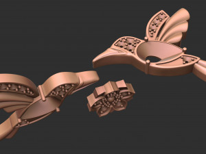 insert for decoration hummingbird Modelo de impresión 3D