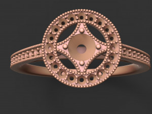 elegant women diamond ring 3D प्रिंट मॉडल