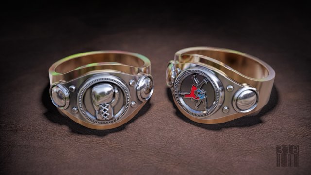 ring sport 3D Print Model .c4d .max .obj .3ds .fbx .stl .blend 