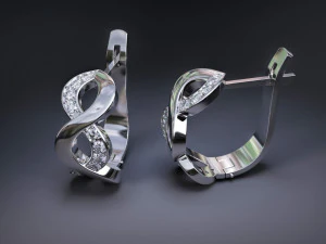 серьги для 3д печати 3D Принт Модель