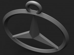 mercedes keychain Modèles 3D en vedette