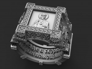 ring st nicholas 3D Принт Модель