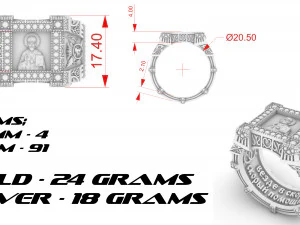 ring st nicholas 3D Print Model
