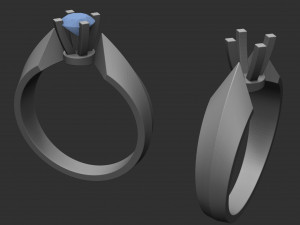 diamond ring Modèles 3D en vedette