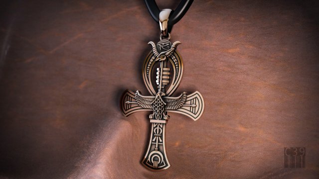 egyptian cross ankh Model Cetak 3D .c4d .max .obj .3ds .fbx .stl .blend 