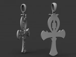 egyptian cross ankh 3D Print Model