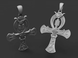 egyptian cross ankh 3D Print Model