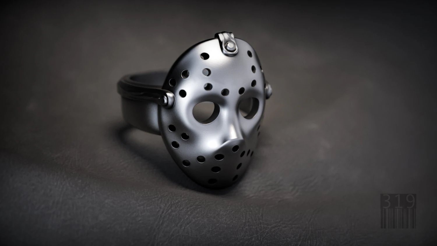 jason mask ring 3D Print Model .c4d .max .obj .3ds .fbx .stl .blend